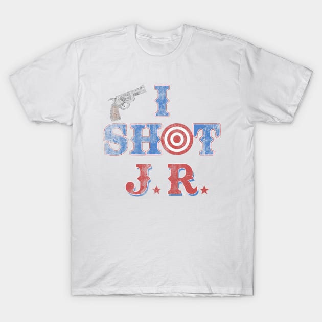 I Shot JR, distressed and faded T-Shirt by MonkeyKing